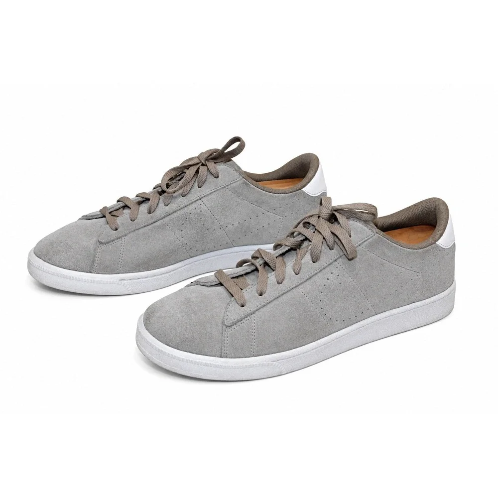 Nike Tennis Classic CS Suede Mens 11 Gray Taupe Sneakers‎ Retro Court